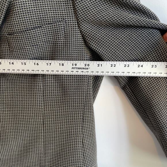 Hugo Boss Mens Blazer 100% Virgin Wool Sport Coat Size 40S Pin Check Einstein US - Picture 6 of 11
